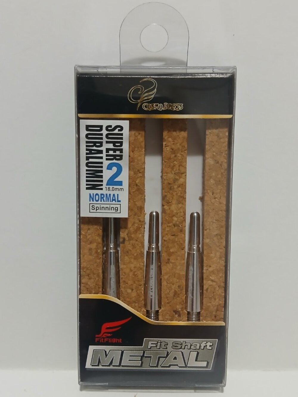 Cosmo Darts Fit Flight Super Duralumin Normal Spinning #2 Shafts 18mm Set of 3